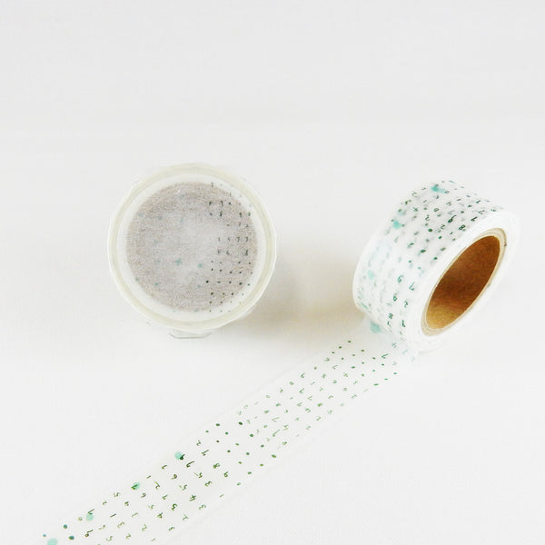 Chamil Garden x Little path masking tape - Numbering 123