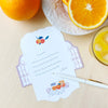 A．La．Carudou - Fruit garden mini card letter set