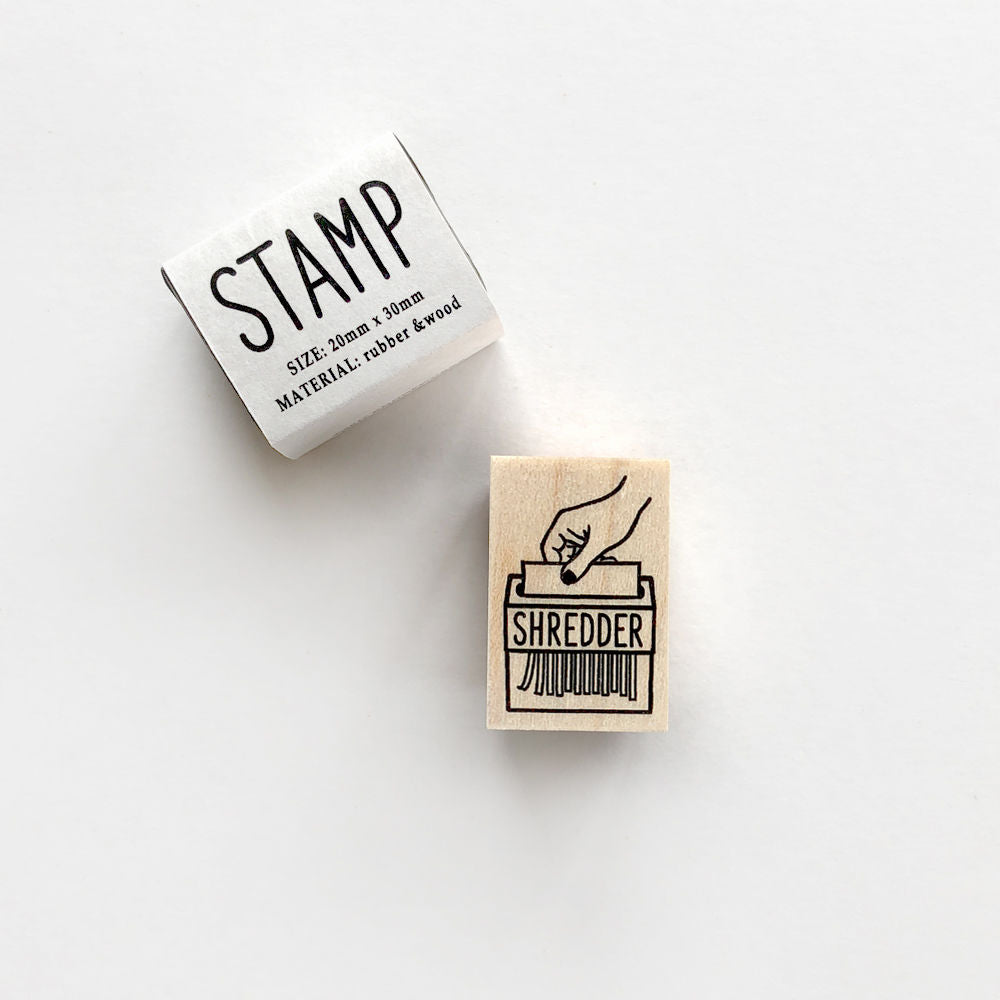 Knoop Rubber Stamp - Shredder