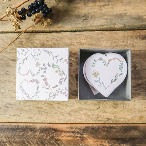 Keibunsha - Print Box Memo (Heart)