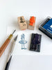 Redbug rubber stamp - Alice