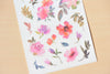 MU Print-On Sticker - Flower Series 69 - Red Spring Flowers