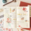 MU Print-On Sticker - Flower Series 70 - Red Orange Orange