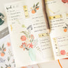 MU Print-On Sticker - Flower Series 70 - Red Orange Orange