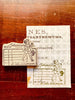 Mic Moc - 'Ephemera Coupon' Rubber Stamp