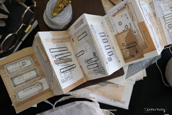 kurukynki rubber stamp - Thin & Long frame