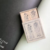 Pion Goddess of Stationery rubber stamp set