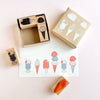 Redbug rubber stamp - Ice cream