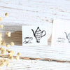 Hiraoka Hitomi x niconeco zakkaya Collabration Rubber Stamp - English black tea