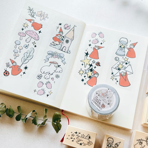 Two black circles - 【The Star Garden】Matte PET