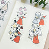 Two black circles - 【The Star Garden】Matte PET