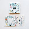 Two black circles - 【The Star Garden】Washi Memo Set