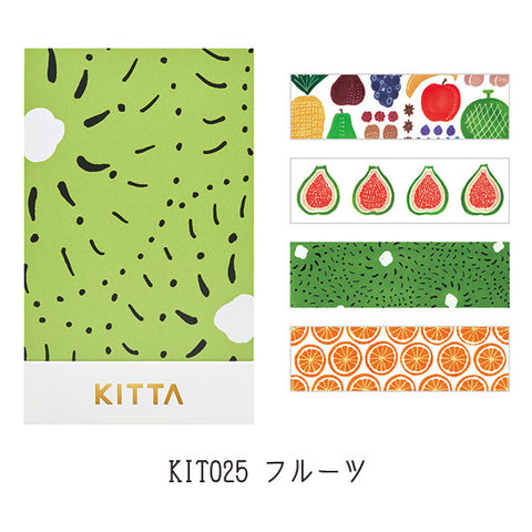 KITTA Washi Tape-Fruit 手帳標籤-水果