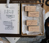 kurukynki rubber stamp - Paperworks series