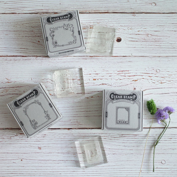 Plain Stationery - Clear stamps