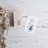 BOUS stamp - Girl with flower