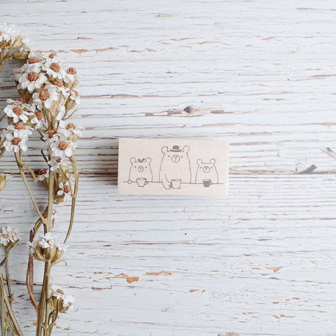BOUS stamp - 3 Bears