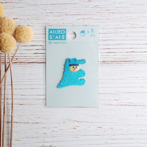 AIUEO - Applique (CHIBI crocodile)