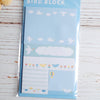 AIUEO - Memopad BIRD BLOCK