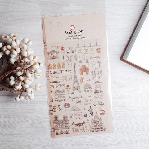 Suatelier sticker - midnight paris 1027