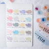 Soramame 4 colors set ink pad - Tefu tefu