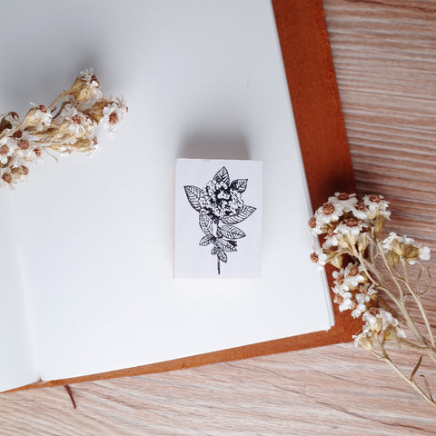 OHS rubber stamp - Hydrangea