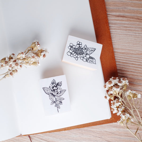 OHS rubber stamp - Hydrangea