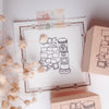 Horime rubber stamp - Post box message A