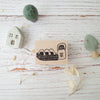 Hankodori stamp -  Tea and Rice Ball