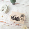 Hankodori stamp -  Tea and Rice Ball