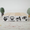 Hankodori stamp - Mini Japanese Food