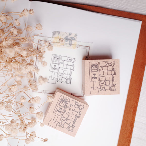 Horime rubber stamp - Post box message B