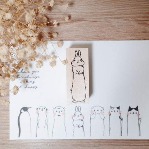 Kubominoki stamp - Rabbit