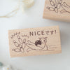 Pottering Cat Neko Hanko - Nice