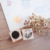 Nonnlala rubber stamp - botanical Lily of the valley (set of 2)