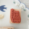 Pottering Cat Neko Hanko - Thinking