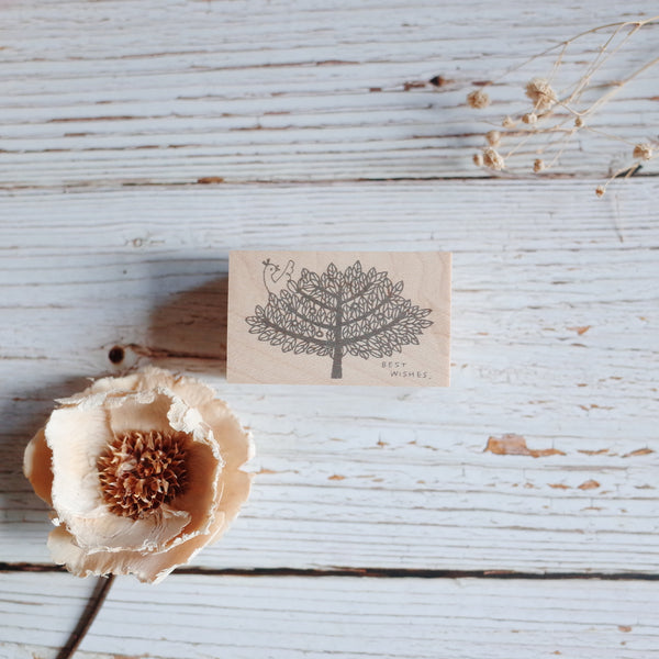 BOUS stamp - Big tree