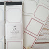 Oeda Letterpress - 3 pattern Labelbook