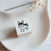 Kodomo no Kao stamp - French Bulldog