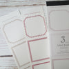 Oeda Letterpress - 3 pattern Labelbook