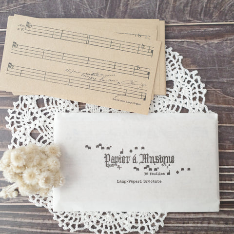 Lamp x Paperi Brocante - Music Paper