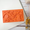 Nonnlala rubber stamp - Girl and elephant