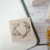 Nonnlala rubber stamp - Botanical E