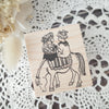 Krimgen rubber stamp - Happily Ever After series - Horse Riding