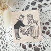Krimgen rubber stamp - Happily Ever After series - Holding Hands