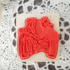 Krimgen rubber stamp - Happily Ever After series - Holding Hands