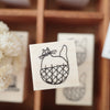 Necktie Rubber Stamp - Cat inside