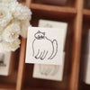 Necktie Rubber Stamp - Cat