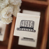 Necktie Rubber Stamp - Hat
