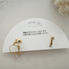 toi toi toi Handmade Accessories - Flower & Butterfly Earrings (Yellow) (Pre-order)
